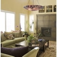 thumbnail image 2 of Avalon 1-Light Mini Pendant in Satin Nickel with Multi-colored Crackle Glass - Includes LED Bulb, 2 of 2