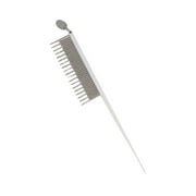 Geib Stainless Steel Greyhound Tail Comb Medium Dog Grooming Tool