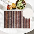 thumbnail image 2 of Turkish Floral Placemats, Vintage Persian Oriental Turkish Carpet Pattern Woven Burlap Modern Placemats for Dining Table Kitchen Table Round Table Farmhouse Wedding Outdoor Indoor Set of 4, 2 of 6