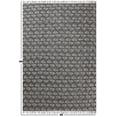 thumbnail image 3 of Casavani Geometric Hand Block Printed Yoga Mat,Gray 3x3 Ft, 3 of 6
