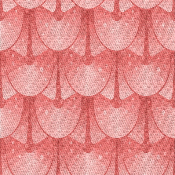 Ahgly Company Machine Washable Indoor Square Transitional Pastel Pink Area Rugs, 5' Square