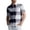 Dark Gray, variant on Klisyaur Men's Big and Tall Shirts Plaid Button Down Shirt Casual Short Sleeve Tee for Men Summer Comfort Tops