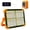 Orange 2, variant on Solar Portable Camping Light with Stand, 100W 12000mAh Battery Rechargeable Light with 4 Modes, LED Cordless Flood Lights for Work, Emergency Power Failure, Car Repair