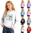 thumbnail image 4 of XFeng Kids Pullover Hoodie Casual Long Sleeve Hooded Sweatshirt with Kangaroo Pocket, 4 of 4