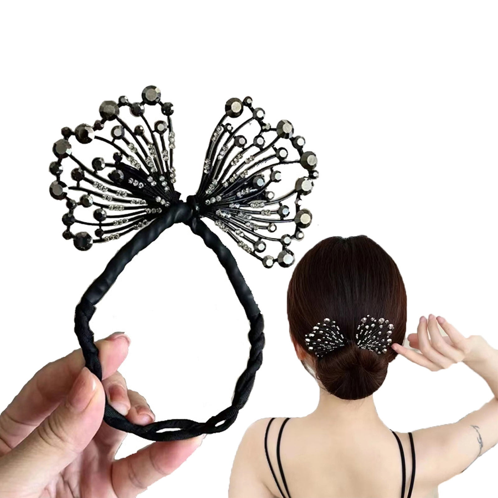 Elegant Hair Clip Twisted Hair Artifact Back Of The Head Pull Hair Clip Headdress