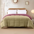thumbnail image 5 of Modern Threads Reversible Anemone & Wheat All-Season Down Alternative Adult Bed Comforter, Queen, 5 of 12