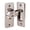 Multicolor, variant on 2PCS 90 Degree Door Lock Flip Latch Gate Latches Safety Door Lock for Barn Wood Fence Sliding French Doors, Stainless Steel Gate Hardware, for Home Garage & Shed