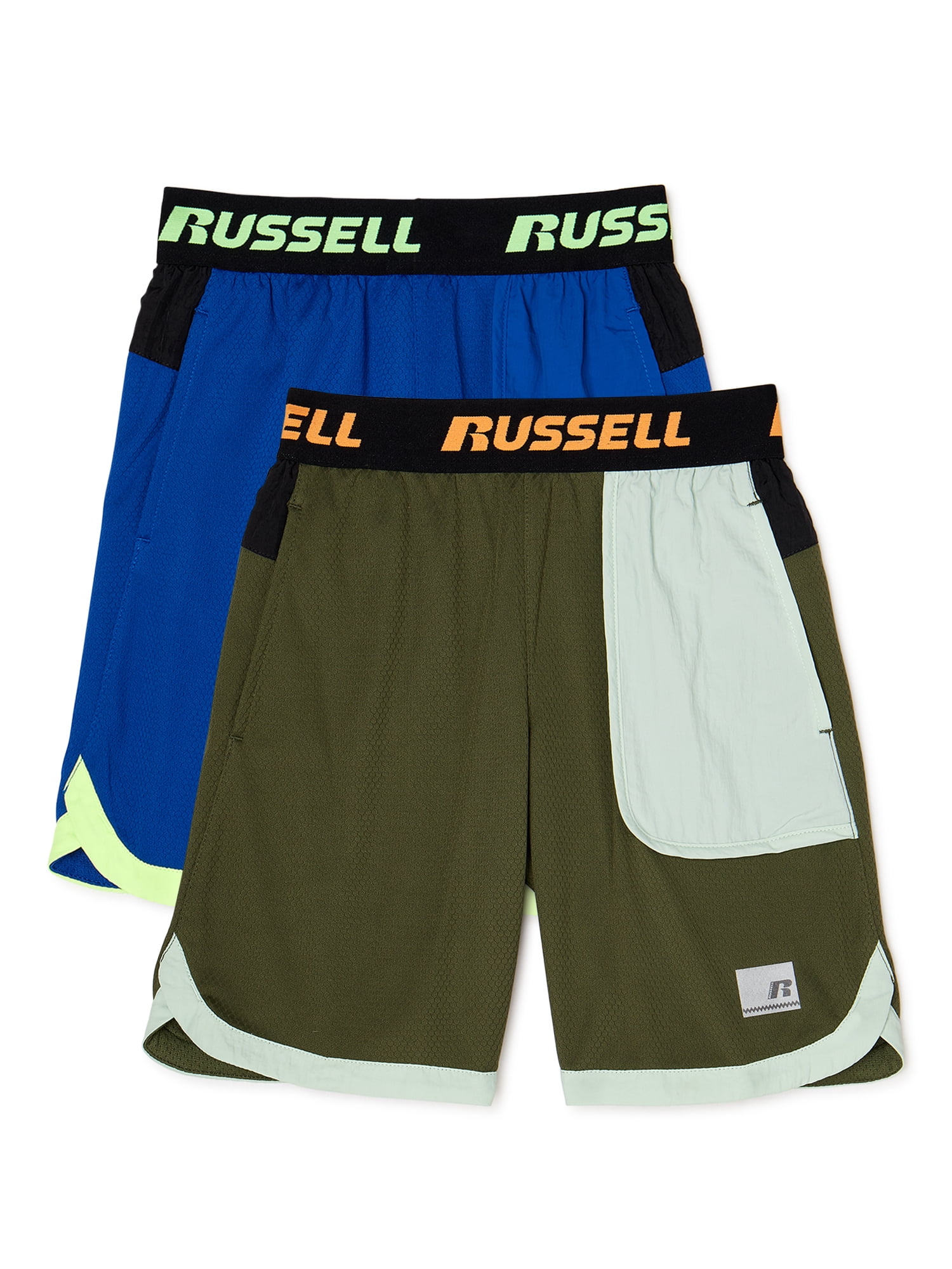 russell nylon shorts