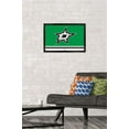 thumbnail image 2 of NHL Dallas Stars - Logo 21 Wall Poster, 14.725" x 22.375", Framed, 2 of 3
