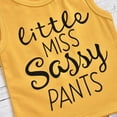 thumbnail image 7 of Dooleck Daddys Girl Baby Clothes Infant Toddler Letter Vest Top Shorts Set Outfit, 7 of 7