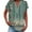 Army Green, variant on SHE IS Short Sleeve Tops for Women 2026 Graphic Tees for Women V Neck Black Blouses for Women Plus Size Tunics for Women 2026 Plus Size 3X