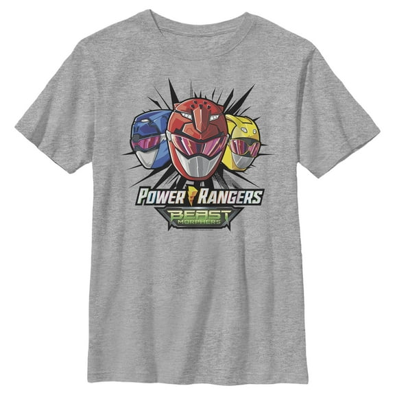 Boy's Power Rangers Beast Morphers Team Graphic Tee Athletic Heather X Large