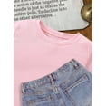 thumbnail image 3 of Camiseta con estampado de leopardo y gafas para niña: suave, elástica, de cuello redondo y manga corta, ideal para actividades al aire libre., 3 of 6
