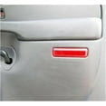 thumbnail image 7 of Applicable to jfqm 2Pcs Red Car Panel Light Lens Reflector Rear Door Fit for GMC Sierra Fit for Yukon XL Chevy Silverado Suburban Tahoe 1500HD 2500HD 3500, 7 of 7