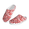 thumbnail image 2 of Lsque Plus Cross Pattern Womens Comfort Cotton on Scuff With Memory Foam and Anti-skid Sole Slipper-42/43, 2 of 7