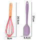 thumbnail image 2 of Juego de mini utensilios de cocina de 2 piezas: utensilios de cocina de silicona con mangos de madera, 2 of 5