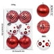 thumbnail image 2 of 6PC Fabric-Wrapped Foam Christmas Balls Elegant Decorations For Christmas Tree, 2 of 5