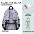 thumbnail image 5 of Student School Backpack Adjustable Padded Straps Chest Strap Water-Resistant Bookbag For Elementary Students, 5 of 5