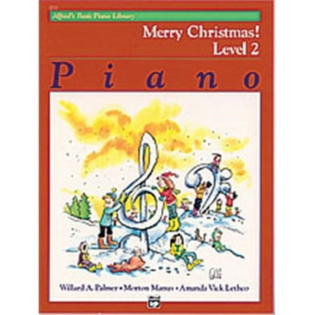 Alfred 00-2212 Basic Piano Course- Merry Christmas Book 2 - Music Book