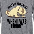thumbnail image 3 of Avatar - The Last Airbender - Appa Hungry - Youth Long Sleeve Graphic T-Shirt, 3 of 5