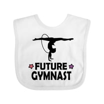 Inktastic Future Gymnast Cute Girls Girls Baby Bib