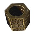 thumbnail image 1 of Anillo mágico Retro hexagonal, anillo personalizado de 4 dedos, emergencia multifuncional para escalada al aire libre, 1 of 4