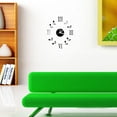 thumbnail image 4 of Etiqueta engomada del espejo de la nota de la música reloj DIY calcomanías con espejo de acrílico reloj de pared decoración de la habitación del hogar papel tapiz Advancent JJ11072-02, 4 of 4