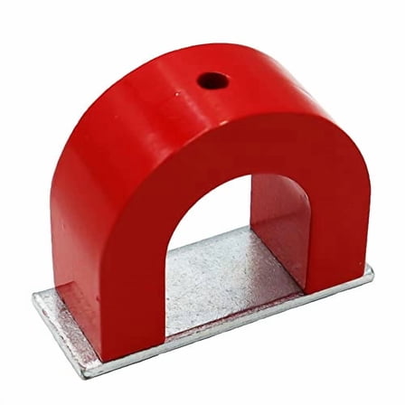 Strong Red Alnico Horseshoe Magnet 40 lb Capacity Pull Power 12 Oz Tool Magnets$$Tools & Hardware Other