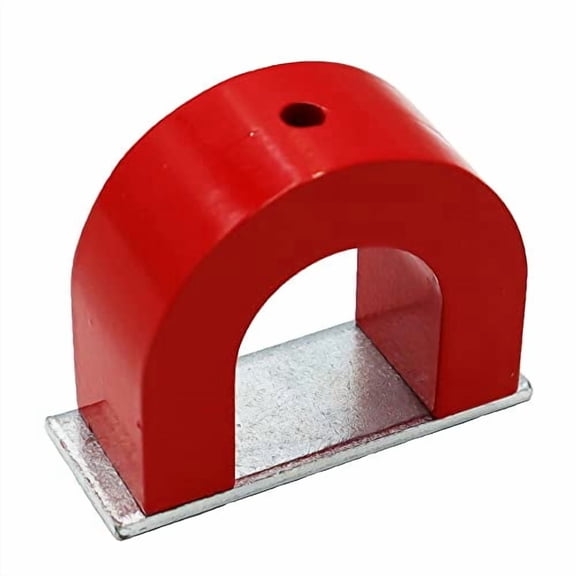 Strong Red Alnico Horseshoe Magnet 40 lb Capacity Pull Power 12 Oz Tool Magnets$$Tools & Hardware Other