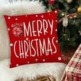 thumbnail image 5 of Christmas Throw Pillow Covers 45x45cm Christmas Printed Pillow Cover Series Home Sofa Decoration Cushion Cover Bedroom Pillow Cover, 5 of 6