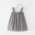 thumbnail image 1 of Vestido de malla con cuello halter para niñas de verano, vestido de malla para niñas, falda de princesa, enagua, 1 of 6