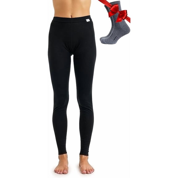 𝗔𝗟𝗟-𝗦𝗘𝗔𝗦𝗢𝗡 𝗖𝗢𝗠𝗙𝗢𝗥𝗧 Women’s Merino Wool Base Layer Leggings - Everyday Thermal Underwear and Thermal Wear for Cold Weather - Merino.tech