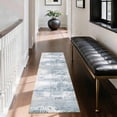 thumbnail image 2 of Washable Kitchen Runner Rug 2x5 ft, Modern Abstract Textured Kitchen Runner Rug, Non Slip Soft Low Profile Rug with PVC Backing for Kitchen Sink, Hallway & Laundry Room, 2 of 6
