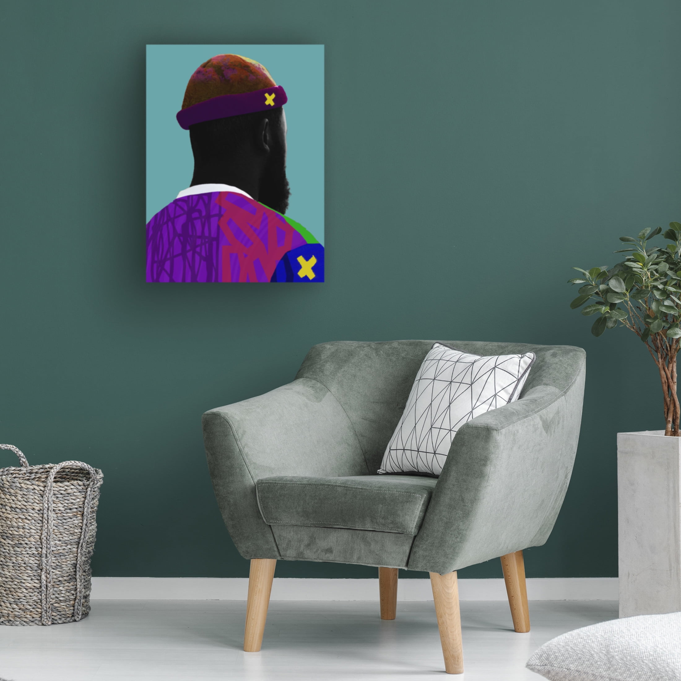 Canvas Wall Art - NUMA Art 'If My People' Wall Art for Living Room, Bedroom, or Office Décor by Trademark Fine Art - 24 x 32 Inches