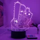 thumbnail image 3 of Chainsaw Man Aki Hayakawa Anime Night Light para decoración de dormitorio, Manga Chainsaw Man 3D, lámpara de mesita de noche, regalo de cumpleaños para niños, 3 of 3