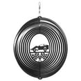 thumbnail image 1 of SWEN Products MODIFIED RACE CAR RACING Swirly Metal Wind Spinner, 1 of 1