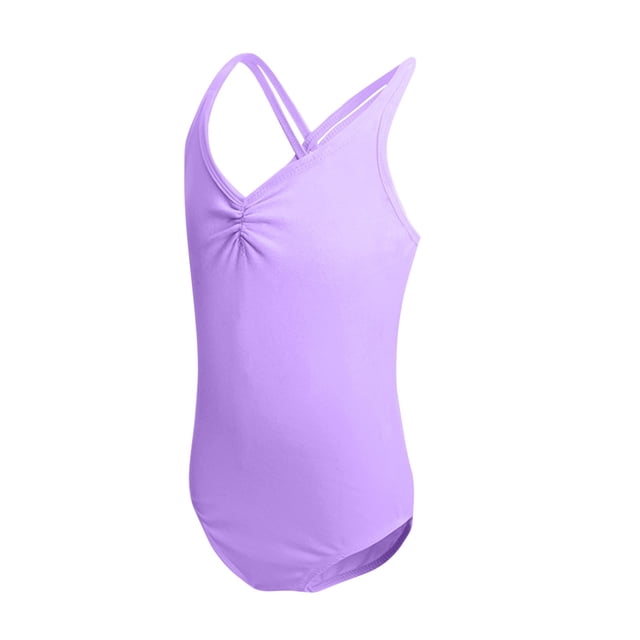 Timegard Boy Clothes for Girls Athletic Workout Running Onesie Slim Fitting Comfy Cotton Rompers Dance