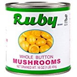 Ruby Whole Button Mushrooms 16 oz.