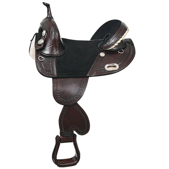 HILASON Western Horse Saddle Treeless Trail Genuine American Leather | for Horses