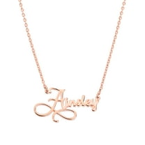 Personalized Planet Women's Infinity Symbol Name Necklace