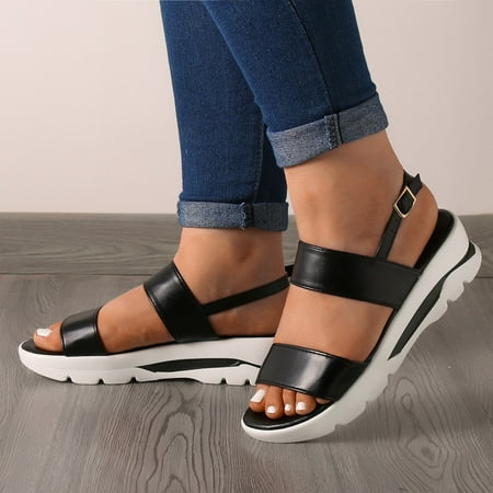 

Vedolay Wedge Sandals for Women Wedge Sandals for Women Dressy Summer Bohemian Platform Casual Sandals Khaki 7.5