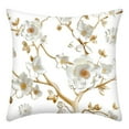 thumbnail image 2 of Decorative Pillow Cover | Printed Cushion Case for Sofa and Bed | 45x45cm Square Pillow Protector | Home Decor Accent Pillow | Floral Pattern Design | 1 Piece Set, 2 of 6