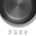 thumbnail image 5 of Vida Stainless Steel Triply Frypan With Glass Lid | 24 Cm, 1.8 Liters | Etched Nonstick PTFE | Rivet Less Handle | Gas & Induction Base | 7 Yrs Warranty, 5 of 5