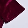 thumbnail image 6 of JLFKNG Males Summer Tee Shirt Tops Velvet Velour Fashion Hop Slim Simple Short Sleeves T Shirts Fit For Hiking, Camping Or Other Outdoor Sports, 6 of 6