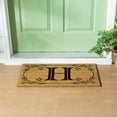 thumbnail image 6 of 28" x 16" Monogram Coir Mat, Letter  "H", 6 of 6