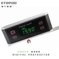 thumbnail image 2 of Inclinometer,Digital Protractor Angle Finder Level Magnetic V-Groove Inclinometer 0~360 Degree with Backlight, 2 of 5