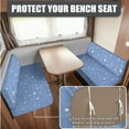 thumbnail image 2 of XYZCANDO Navy Blue Star Print RV Sofa Cover RV Couch Cushion Slipcovers Comfortable Loveseat Slipcovers for Travel Couch Stain Resistant Sofa Cover 2 Backrest Cover & 2 Bench Cover, 2 of 6