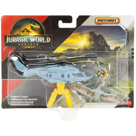 Jurassic World Rebirth Matchbox Quetzal-Copter Die Cast Vehicle