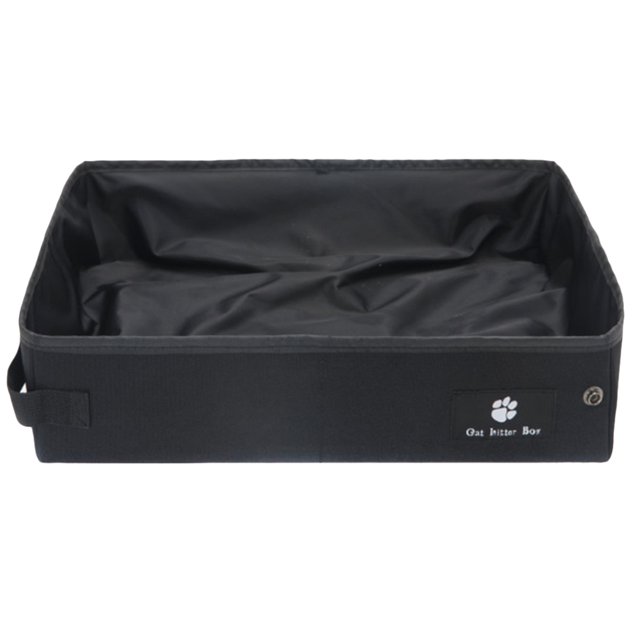 Caja de arena de gato portátil para viajar el baño de viajes de gato liviano de gato