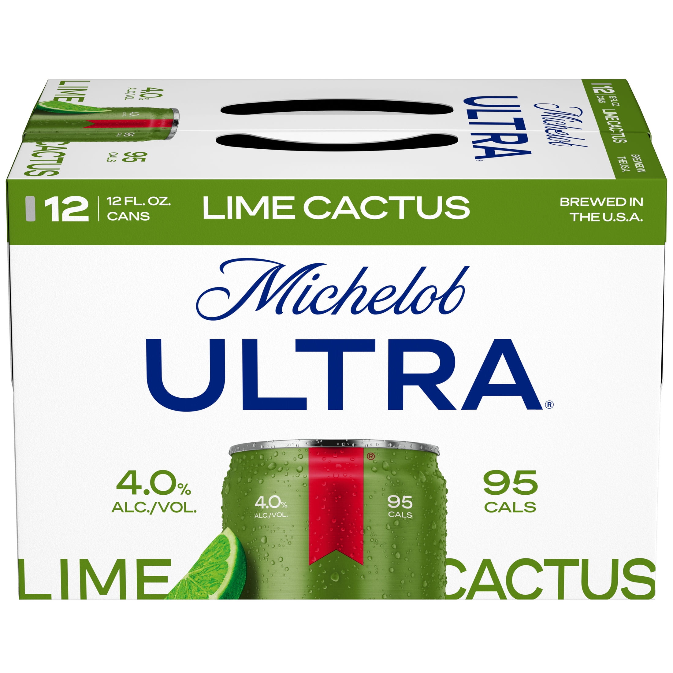 Michelob ULTRA  Lime Cactus American  Beer 12 pack 12 fl oz Aluminum Cans 4% ABV